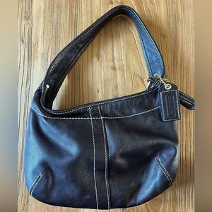 Vintage Coach Ergo Legacy Hobo Shoulder Bag - Black Leather
